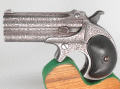 REMINGTON DOUBLE DERINGER ENGRAVED